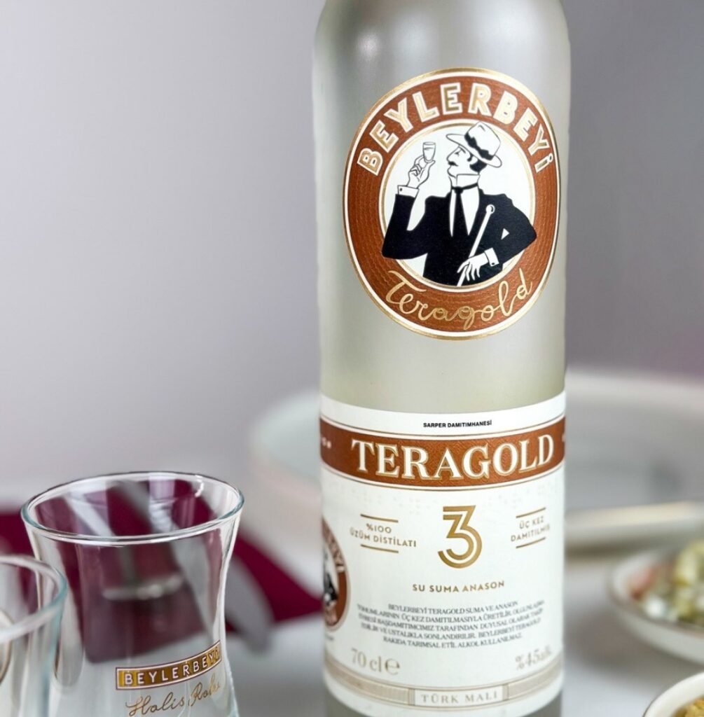 Teragold Rakı : Goût Légendaire d’Anis | Beylerbeyi Store